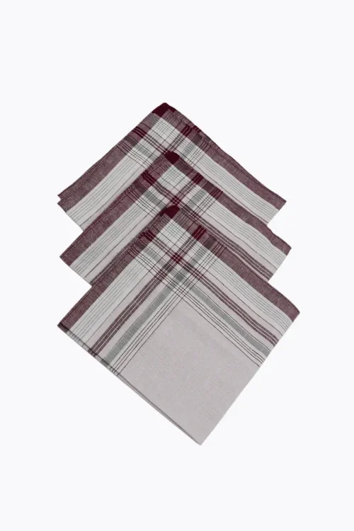 Men’s Handkerchiefs COTTON BURGUNDY