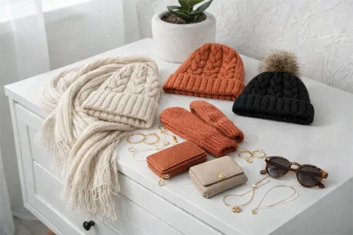 LIGHT GREIGE Merino Beanie