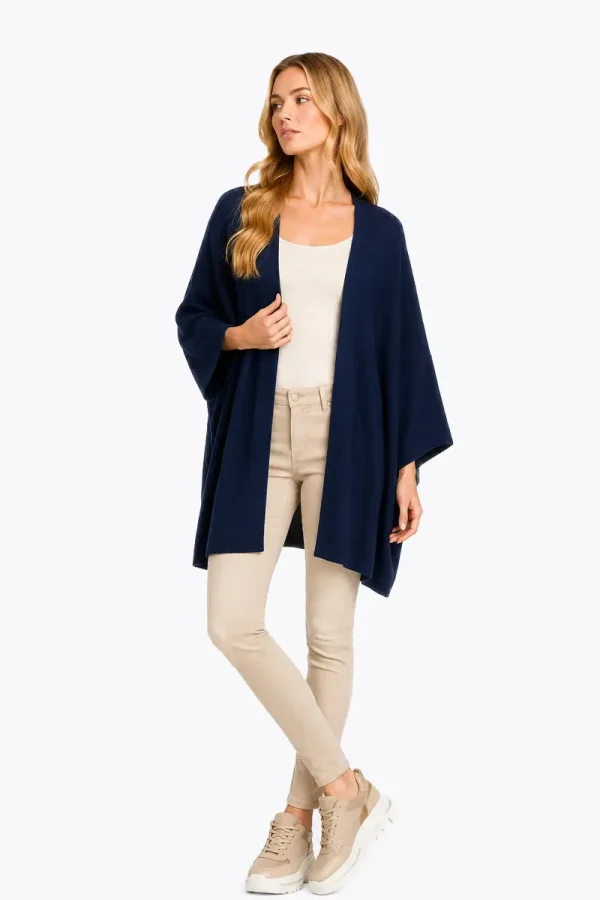 Cardigan ESSENTIAL NAVY (Baumwolle)