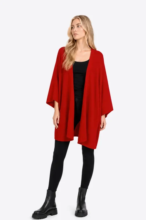 Cardigan ESSENTIAL RUBY (cotton)