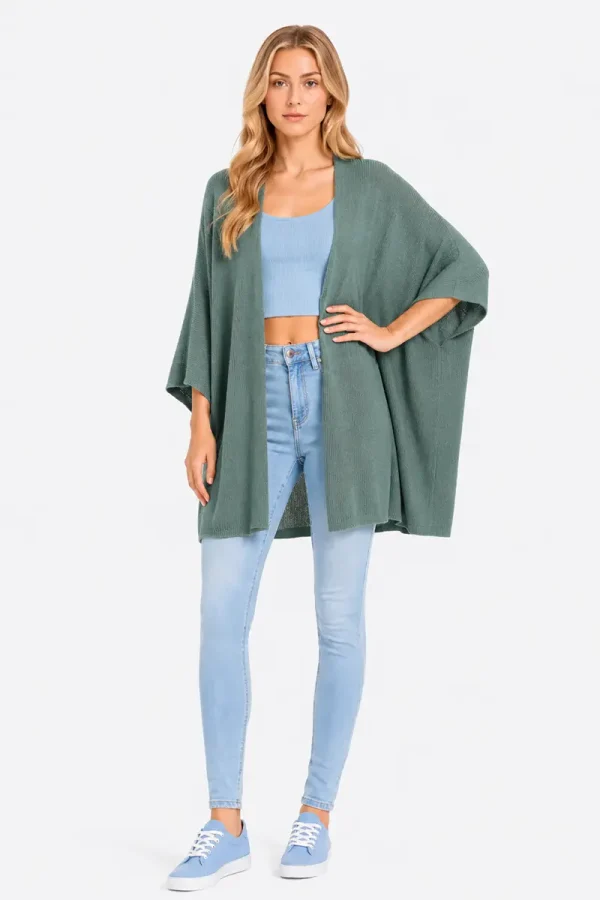 Cardigan ESSENTIAL WILLOW (katoen)