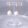PEARL DROP Gold-plated Pearl Drop Earrings