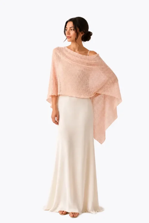 GLOW POWDER Shawl Wrap (linen, bamboo)