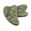 Gua Sha Scraper GREEN JADE SET