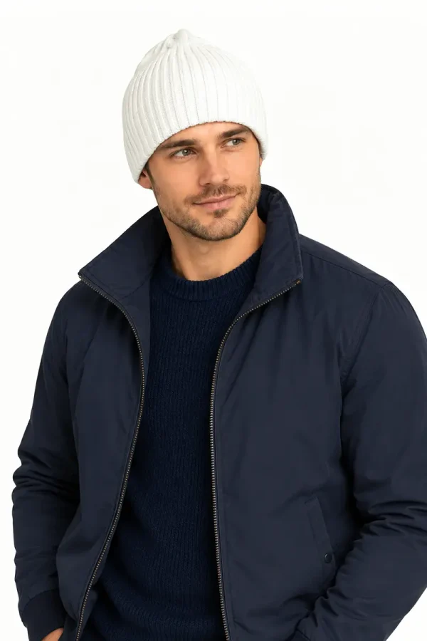 Gorro masculino de alpaca NUBE