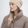 ALMOND MELANGE Cashmere Beanie