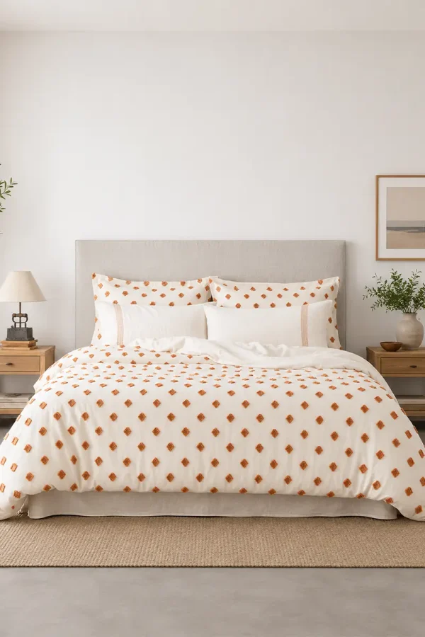 imre-terra-ecocotton IMRE King-Size Muslin Bedding Set