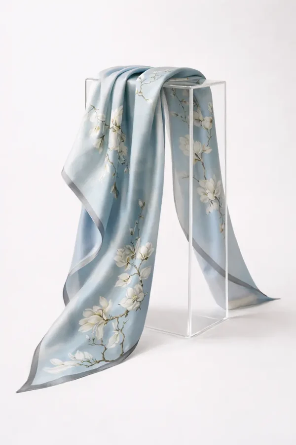 Silk Scarf MAGNOLIA BLOOM