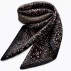 Silk Scarf NOIR MOSAIC