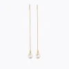PEARL FLOW Gold-plated Earrings