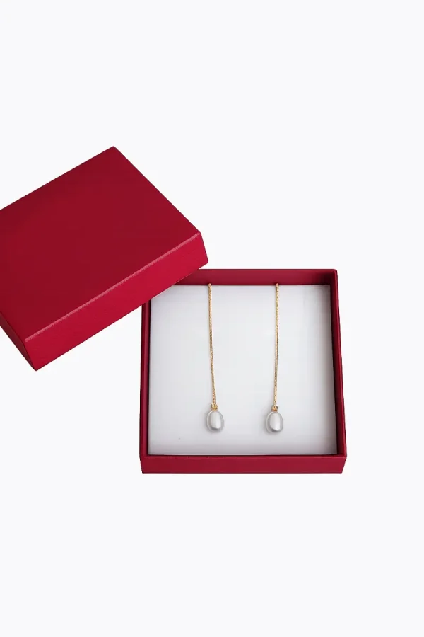 PEARL FLOW Gold-plated Earrings