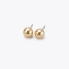 Pearl Stud Earrings GOLDEN GLOW