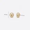 Pearl Stud Earrings GOLDEN GLOW