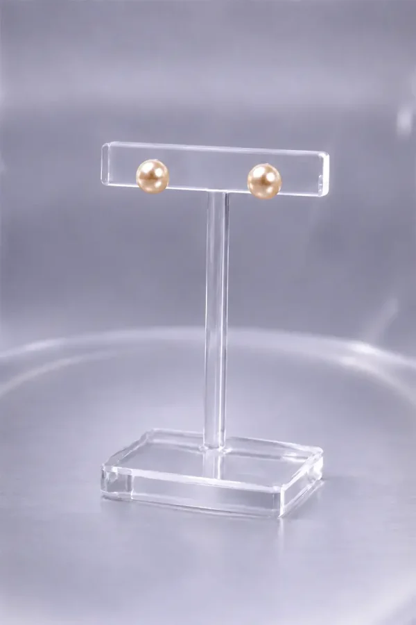 Pearl Stud Earrings GOLDEN GLOW