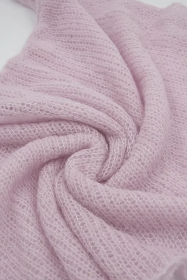 Poncho CLOUD BLUSH (alpaca/silk)
