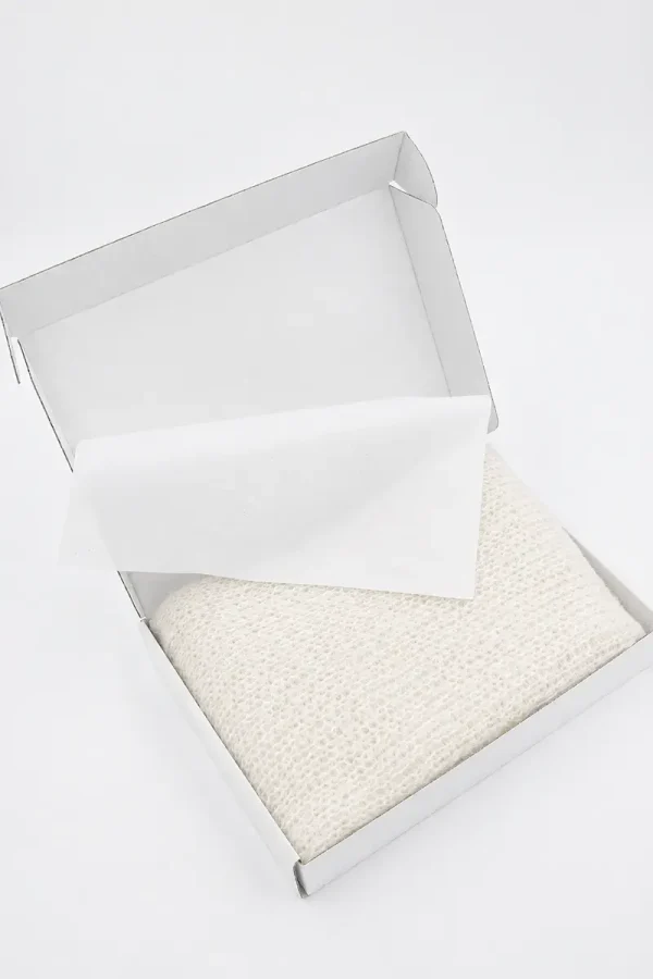 Poncho CLOUD IVORY (alpaca/silk)