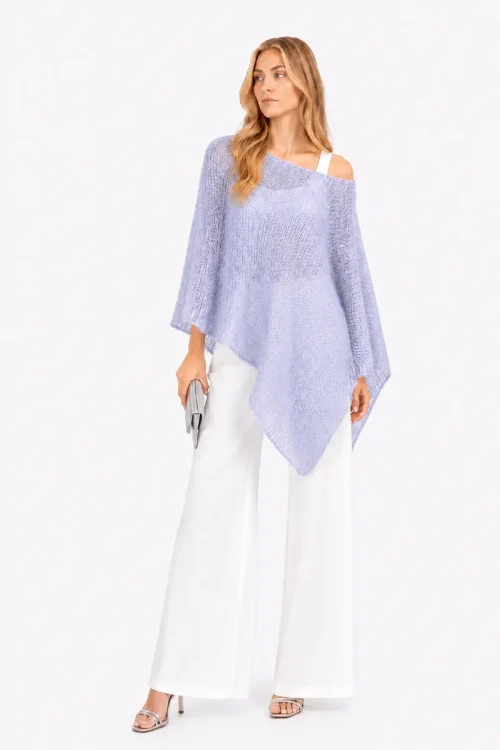 Poncho CLOUD LAVENDER (alpaca/silk)