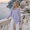 Poncho CLOUD LAVENDER (alpaca/silk)