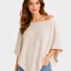 Poncho LIGHT BEIGE (wool/alpaca)