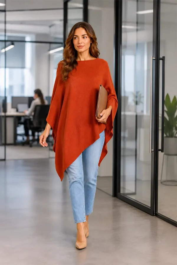Poncho LIGHT TERRA (cotton)