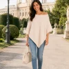 Poncho MOONBEAM (cashmere)