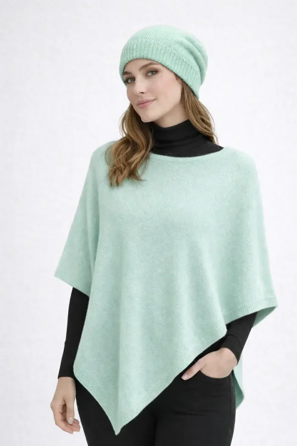 Poncho SOFT MINT (Cashmere)