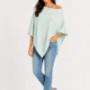 Poncho SOFT MINT (cashmere)