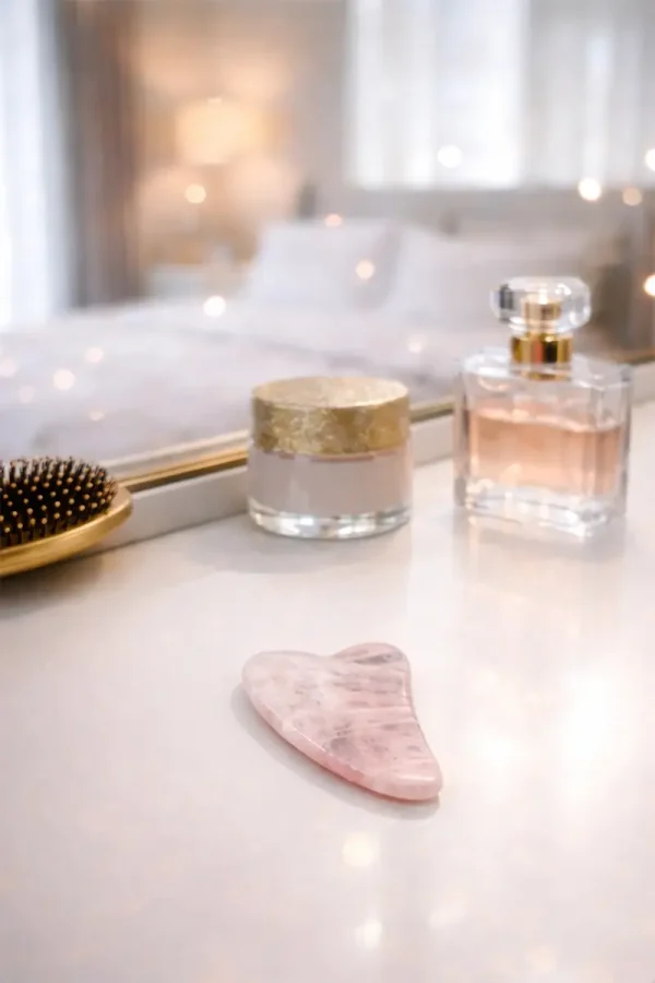 Gua Sha Scraper ROSE QUARTZ