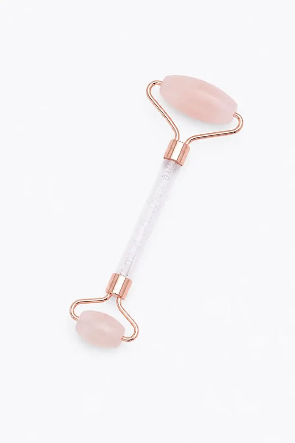 Gesichtsmassageroller ROSE QURTZ ROLLER