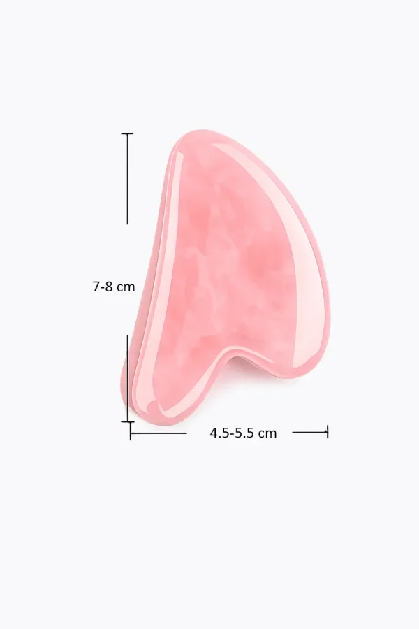 Gua Sha Scraper ROSE QUARTZ