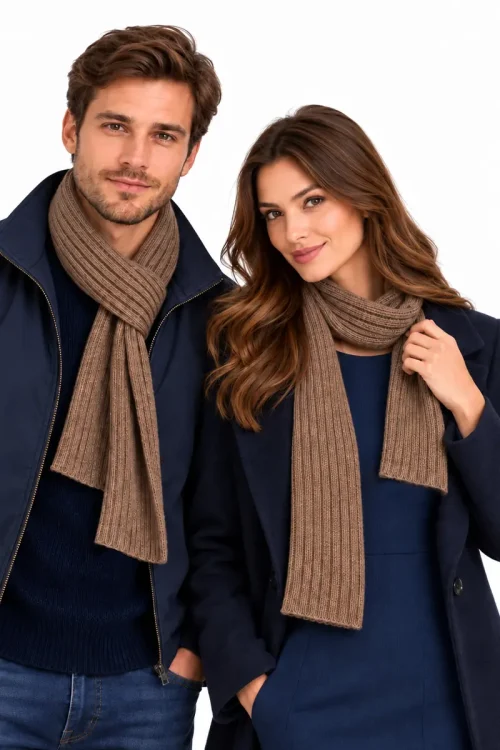 TAUPE Unisex Alpaca Scarf