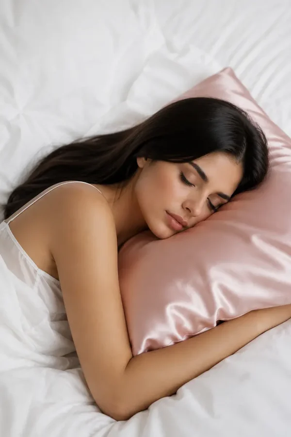 Silk pillowcase LOTUS ZIP (50×65)