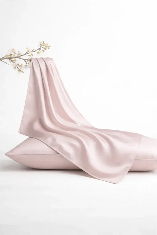 Silk pillowcase LOTUS ZIP (50×75)