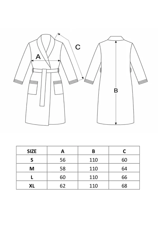 Women’s Bathrobe ECOSOFT (green)