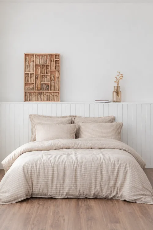TARA King-Size Muslin Bedding Set