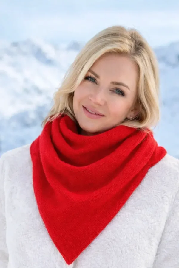 ROUGE-kolmiohuivi (Alpakkaa)