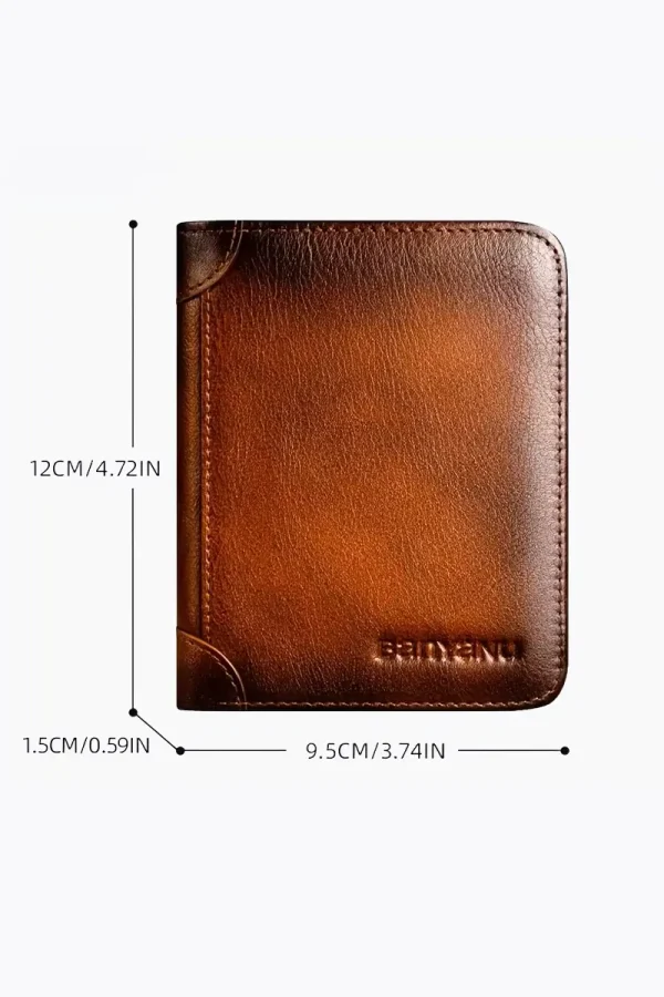 Carteira de pele AMBER BROWN