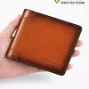 Men’s Leather Wallet AMBER BROWN