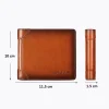 Men’s Leather Wallet AMBER BROWN