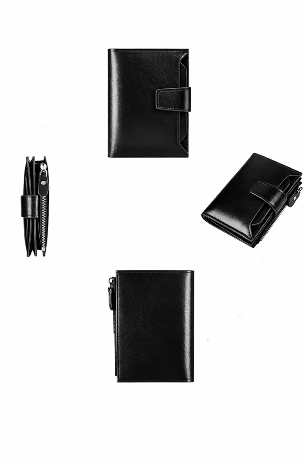 Carteira de pele THE BLACK