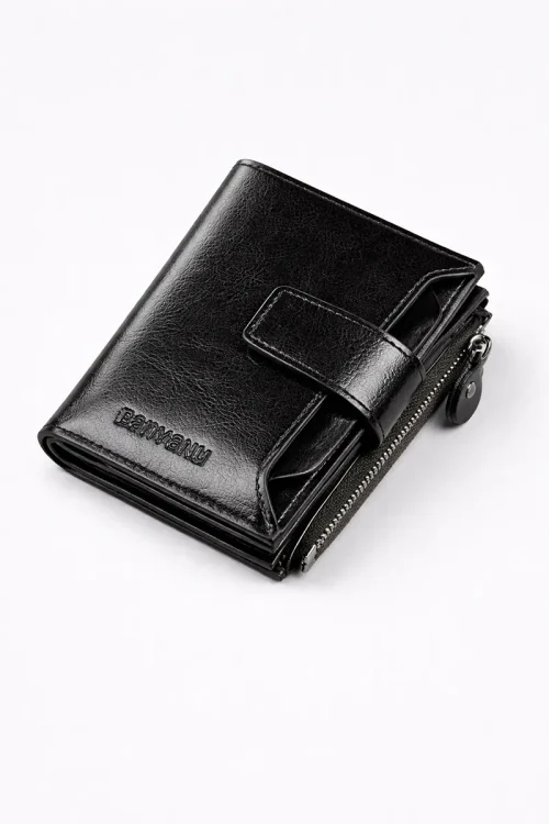 THE BLACK Leather Wallet